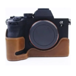 کاور چرمی دوربين مشکی Sony alpha a7RIV Cover
